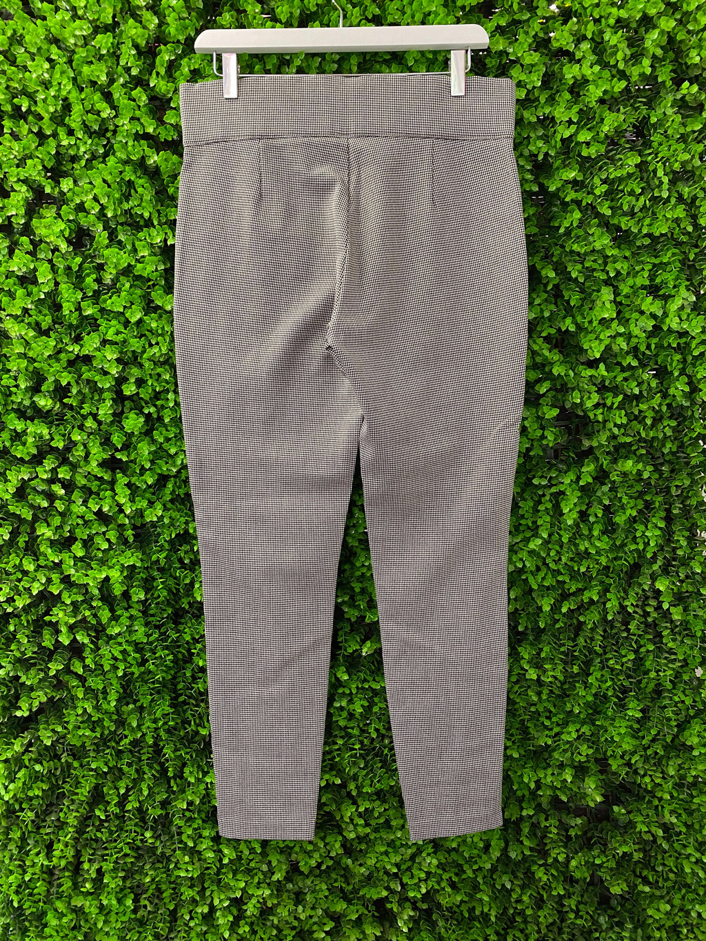 Zara Trafaluc Houndstooth Zip-Detail Trousers