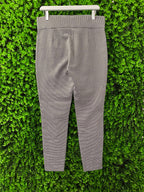 Zara Trafaluc Houndstooth Zip-Detail Trousers