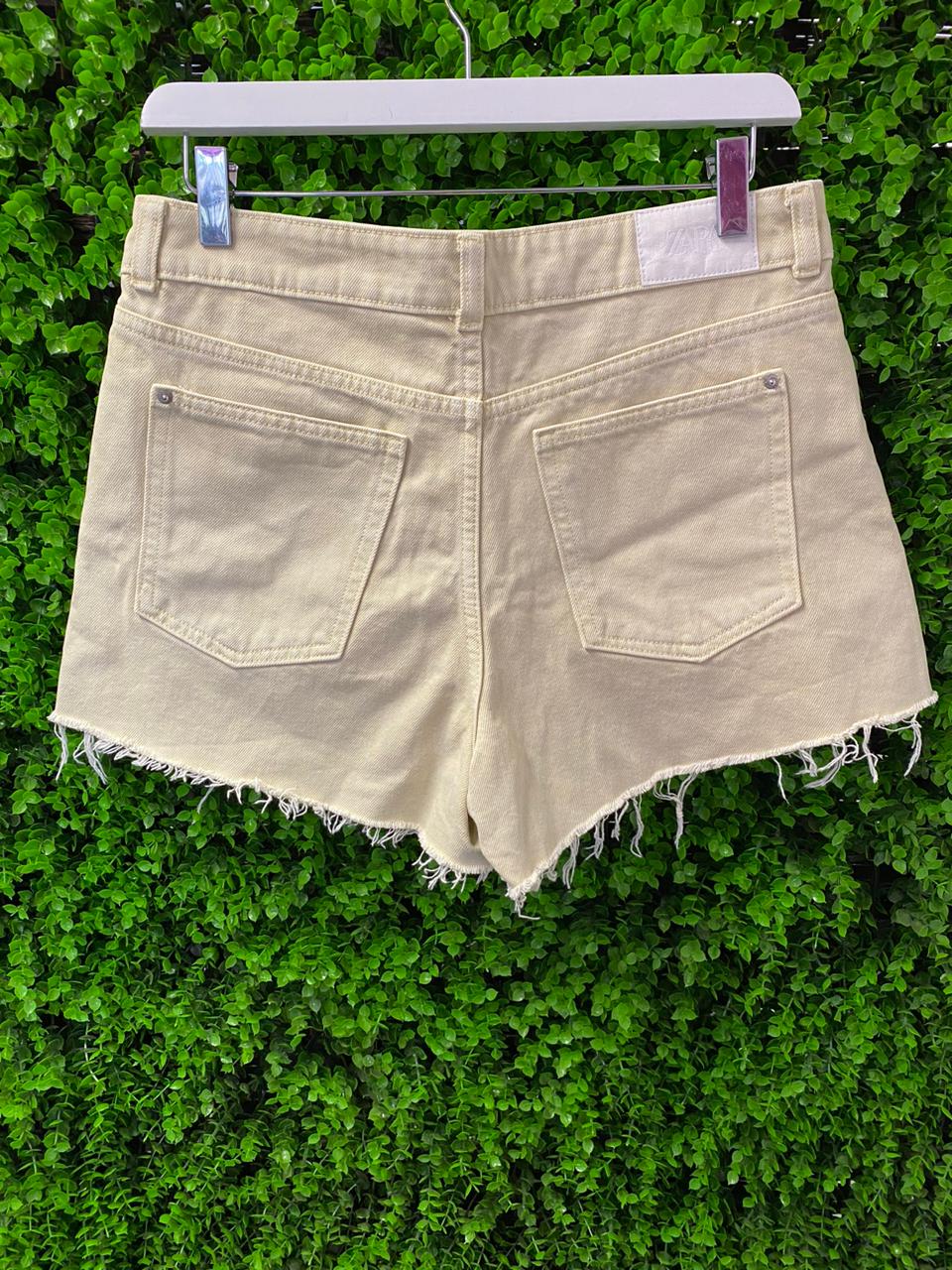 Zara High-Waisted Denim Shorts