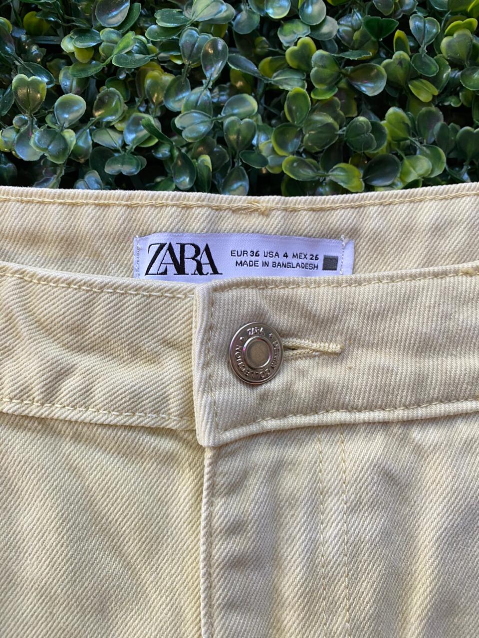 Zara High-Waisted Denim Shorts