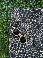 G-maxx Animal-Print Tapered Trousers