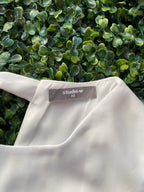 Studio.W Ivory Tie-Back Sleeveless Blouse