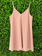 River Island Blush Pink Braided-Strap Mini Dress