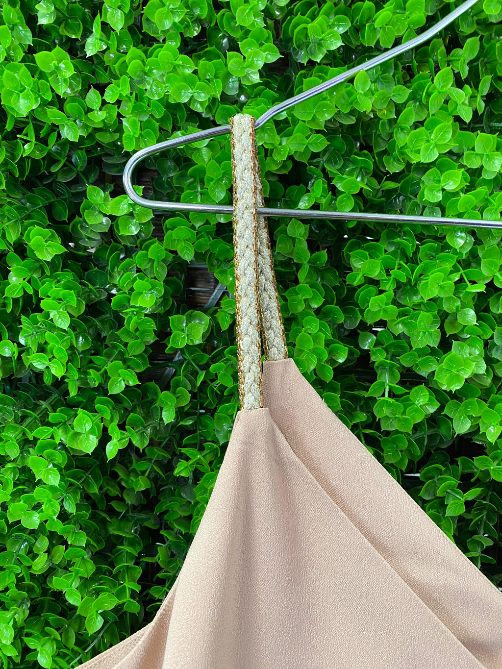 River Island Blush Pink Braided-Strap Mini Dress