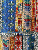 Multicolour Patchwork-Print Dress