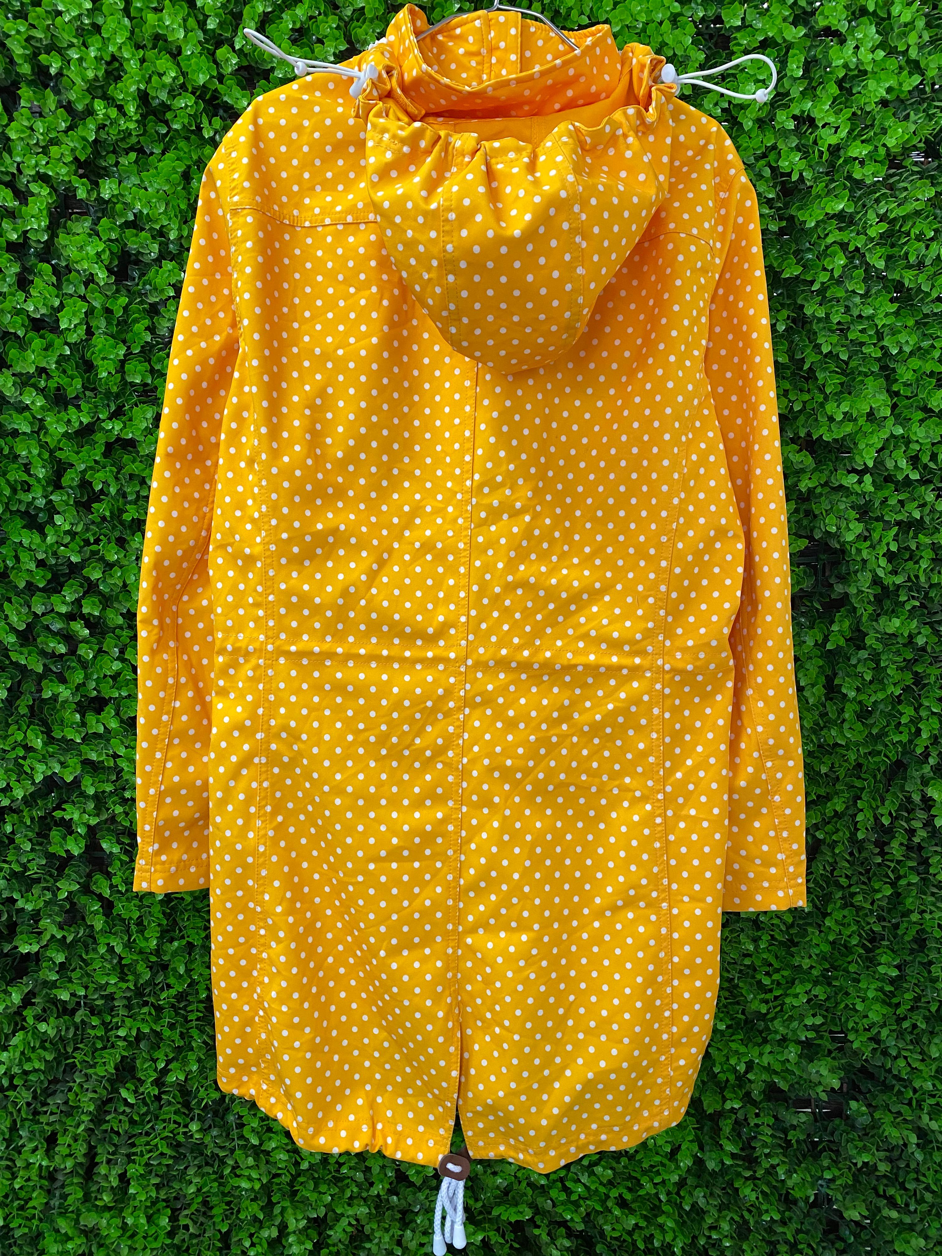 BPC Sport Yellow Polka-Dot Longline Jacket