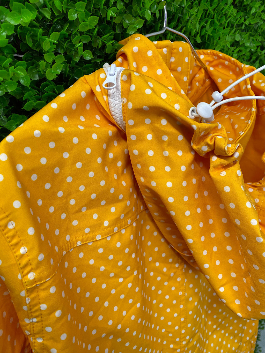 BPC Sport Yellow Polka-Dot Longline Jacket