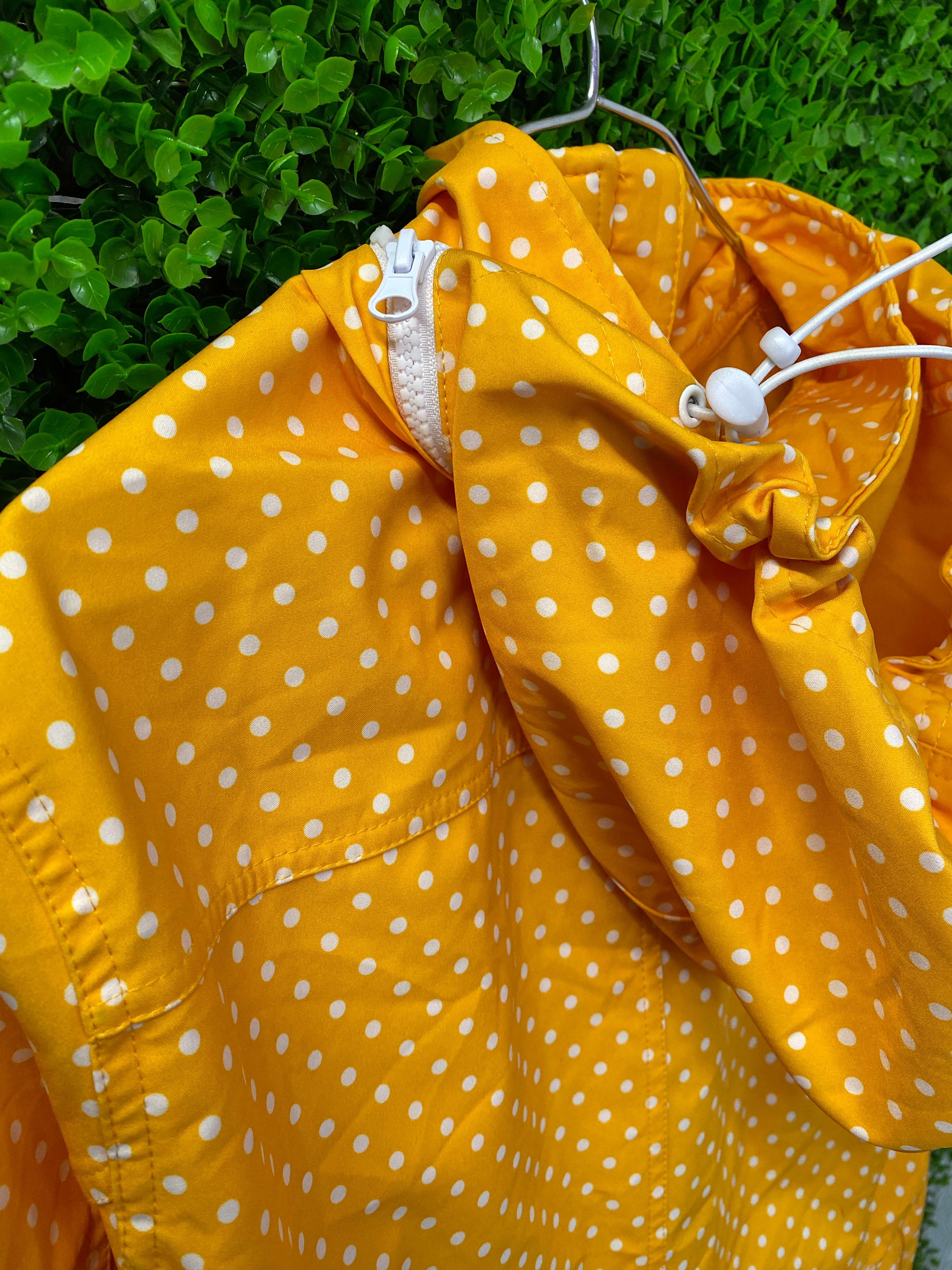 BPC Sport Yellow Polka-Dot Longline Jacket