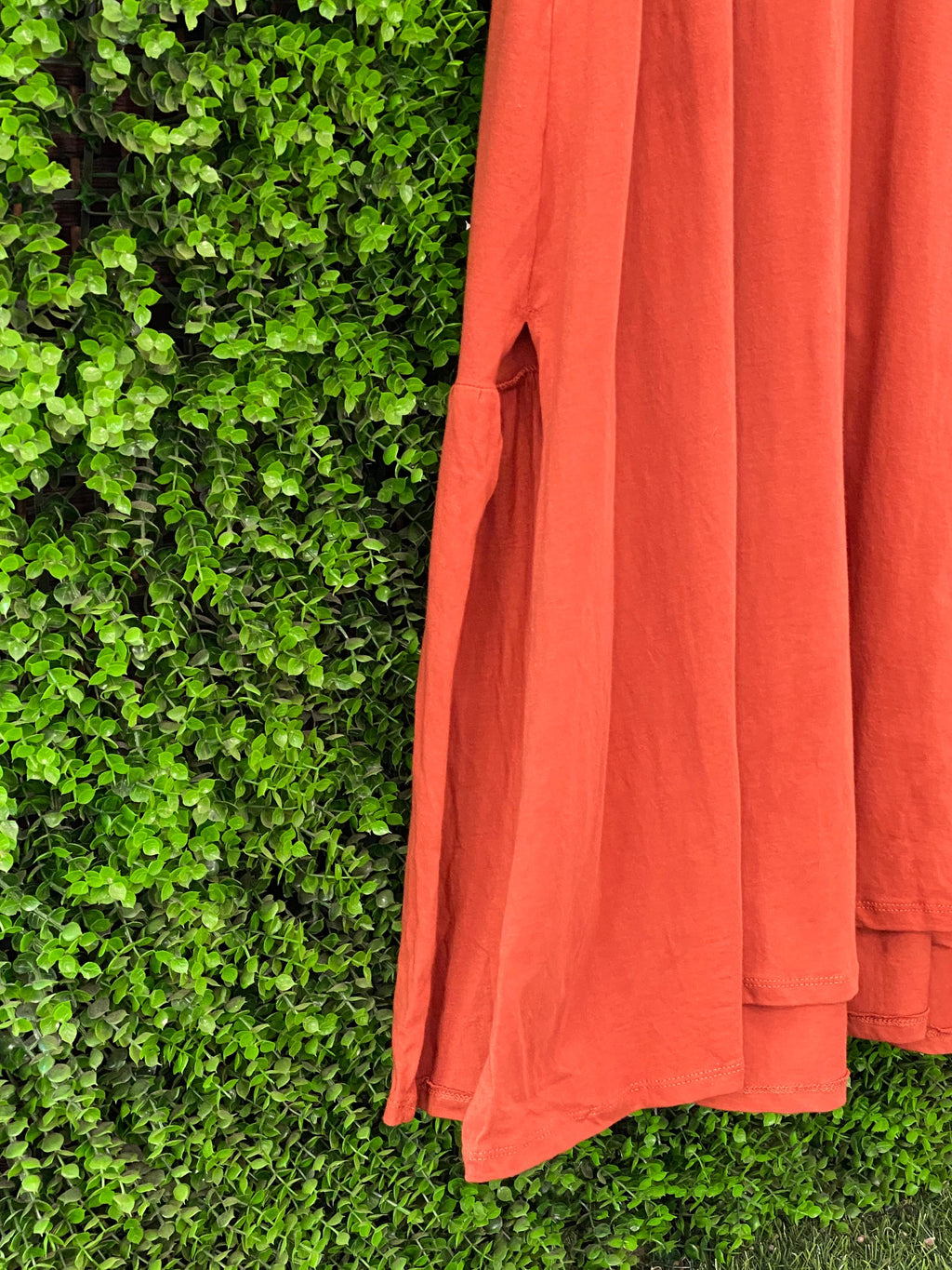 Superbalist Rust Orange Tiered Maxi T-Shirt Dress