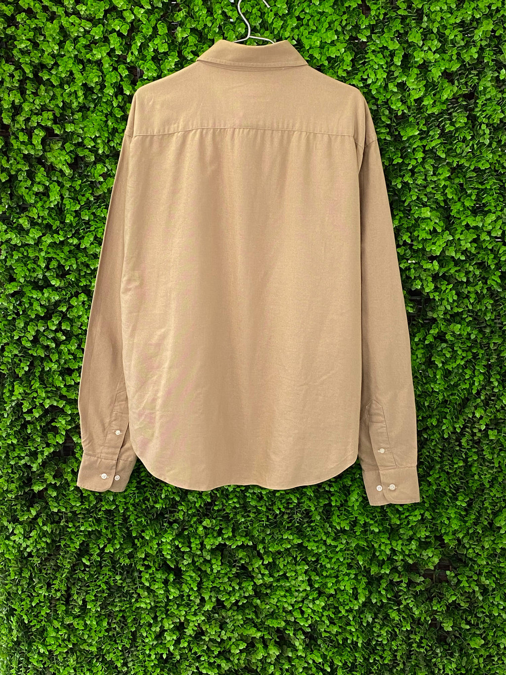 Hugo Boss Taupe Long-Sleeve Shirt