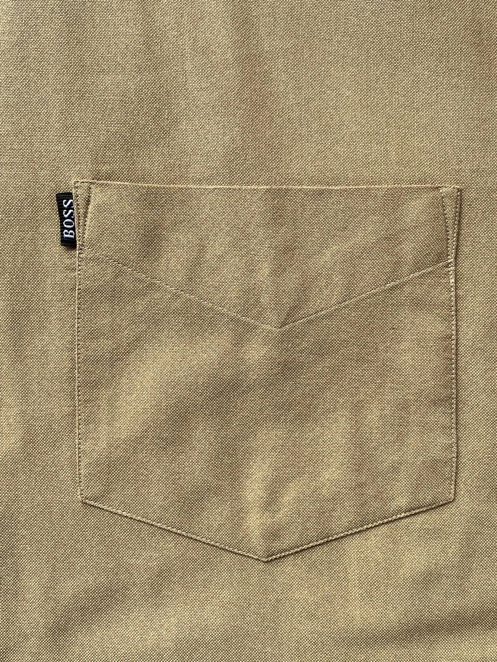 Hugo Boss Taupe Long-Sleeve Shirt