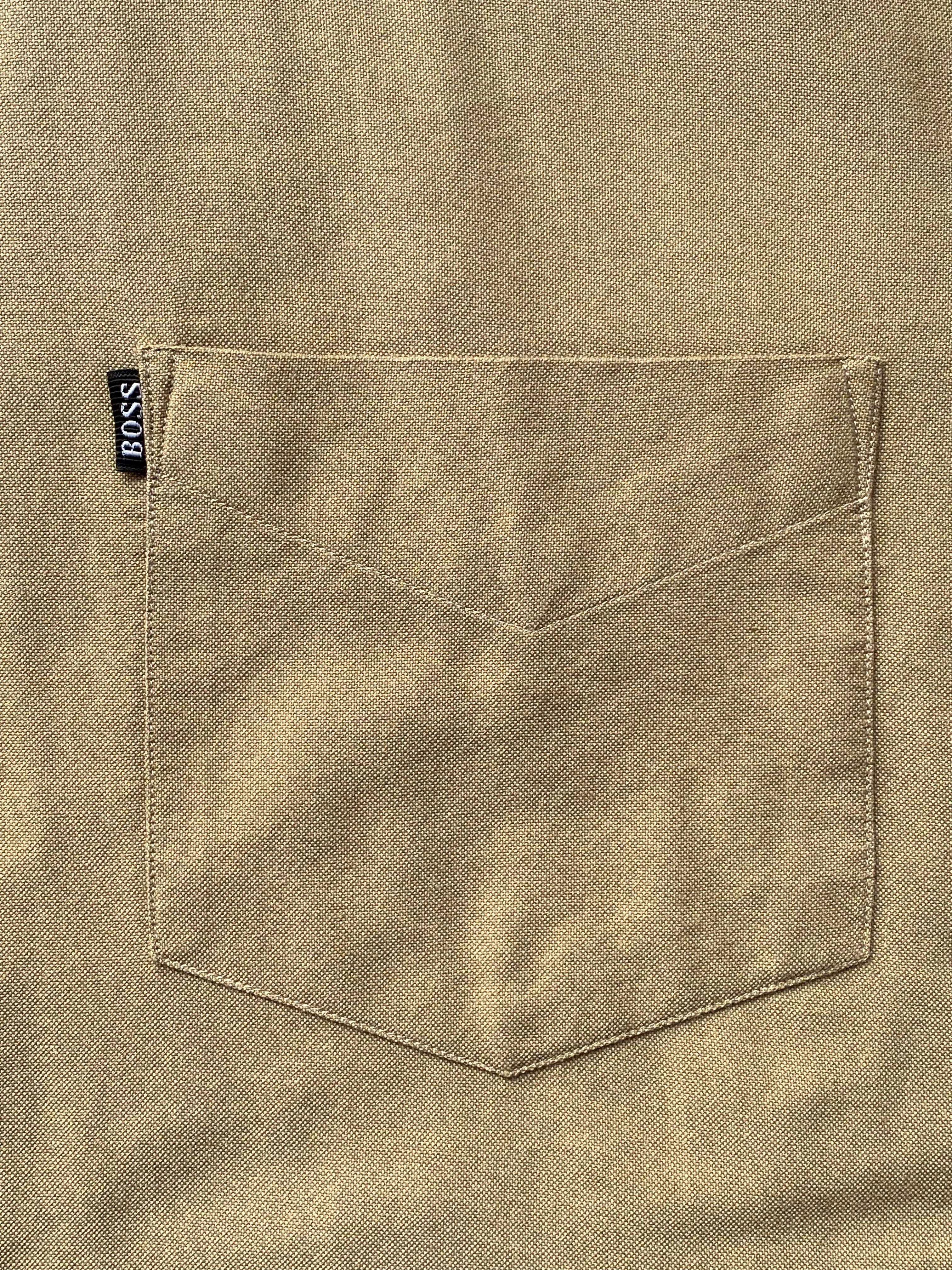 Hugo Boss Taupe Long-Sleeve Shirt