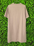 George Natural Linen-Look Shift Dress