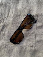 George Natural Linen-Look Shift Dress