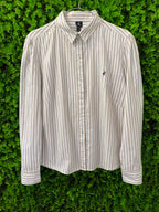 Polo Striped Cotton Button-Up Shirt