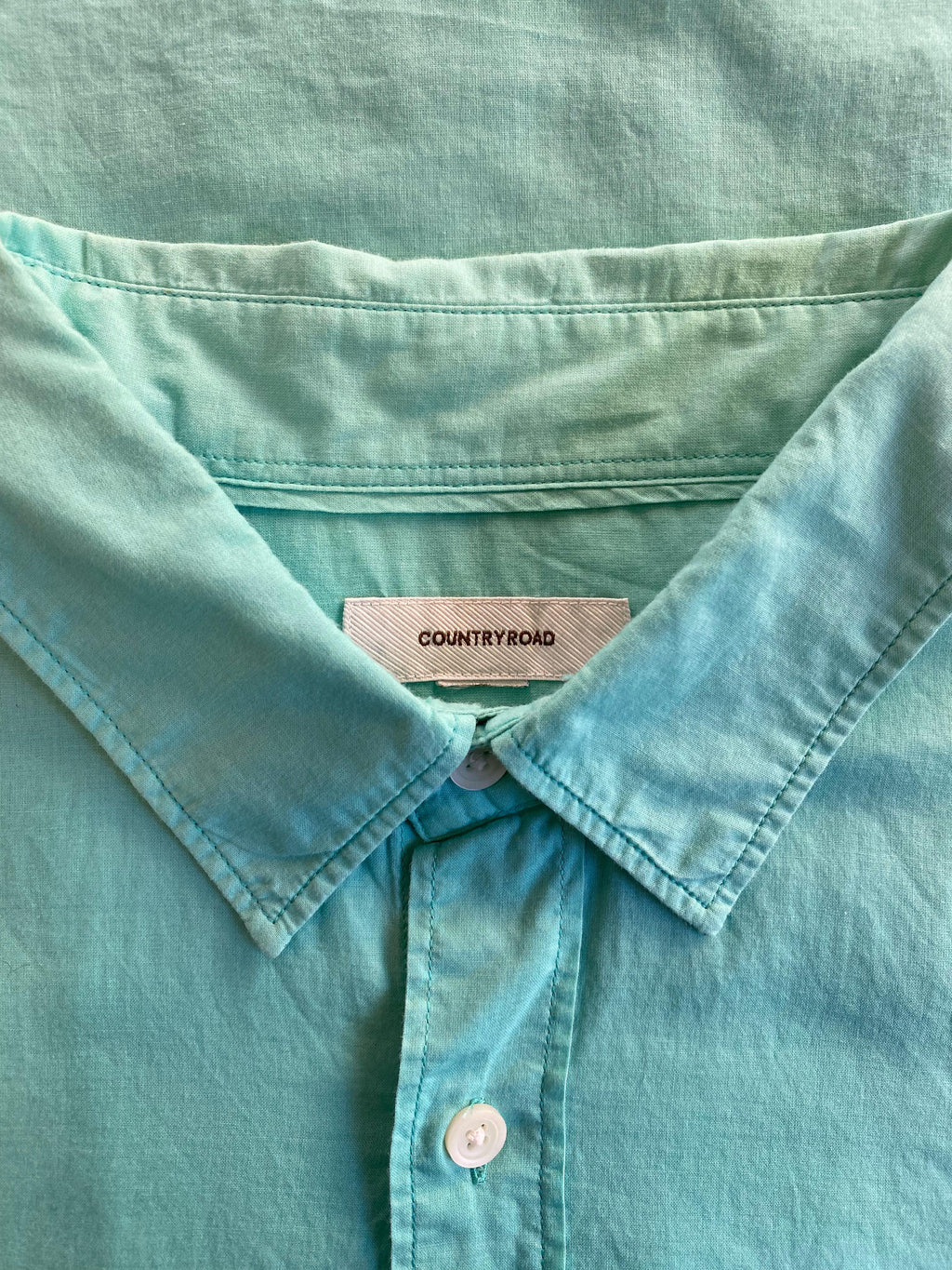 Country Road Mint Green Cotton Shirt