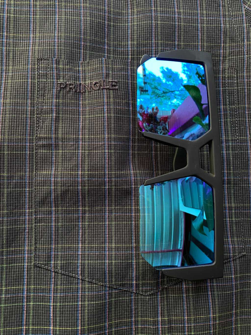 Pringle of Scotland Checked Short Sleeve Shirt