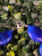 Statement Blue Beaded Necklace