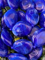 Statement Blue Beaded Necklace