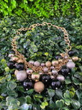 Statement Cluster Bead Necklace