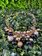 Statement Cluster Bead Necklace
