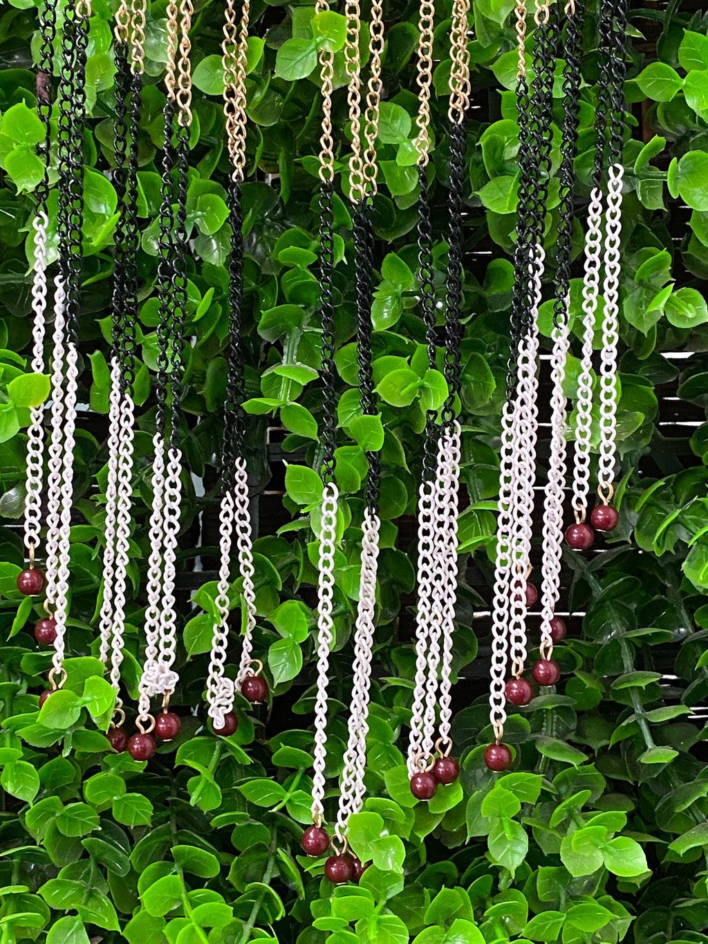 Long Fringe Chain Necklace