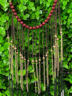 Long Fringe Chain Necklace