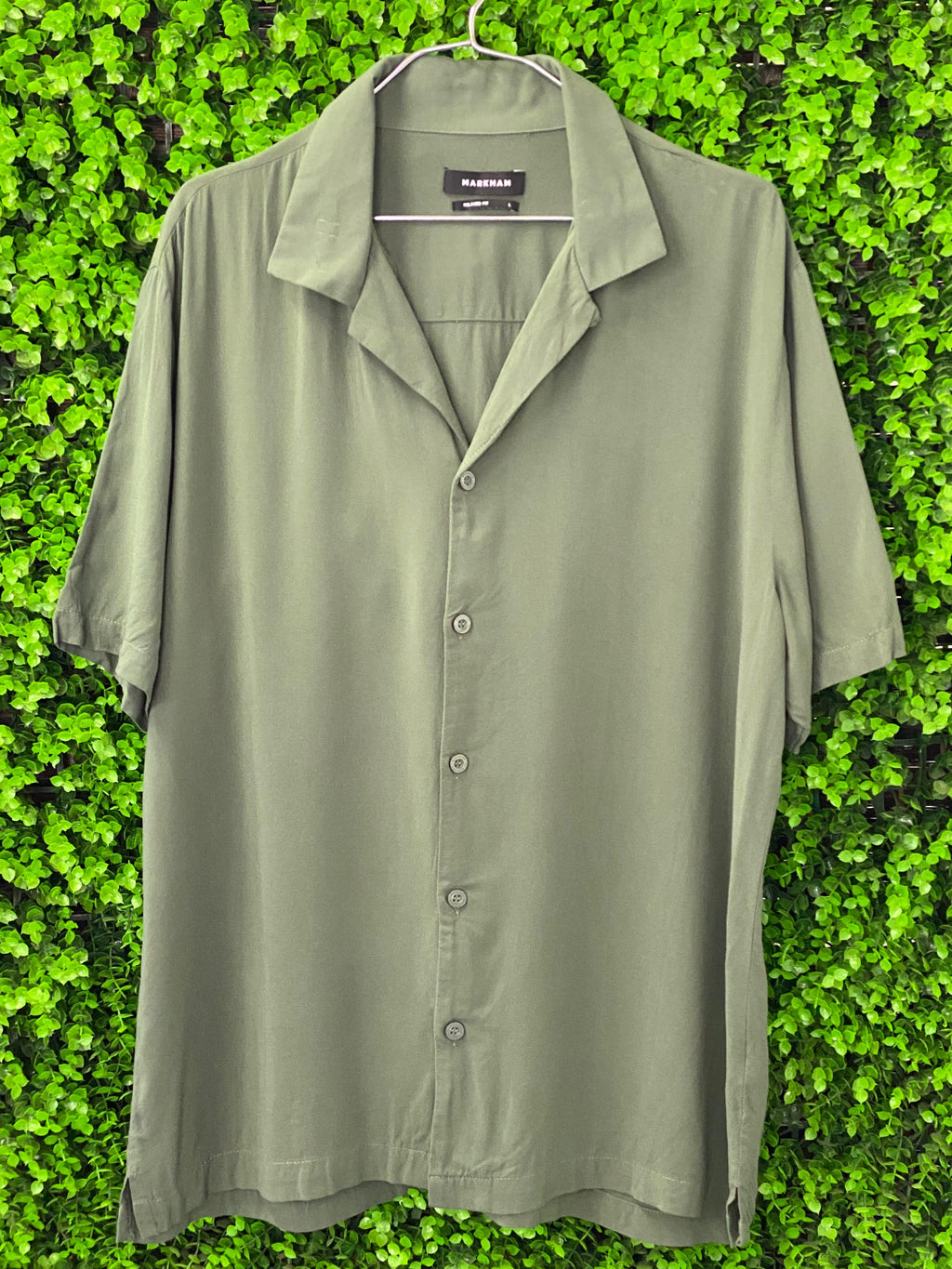 Markham Olive Relaxed Fit Shirt