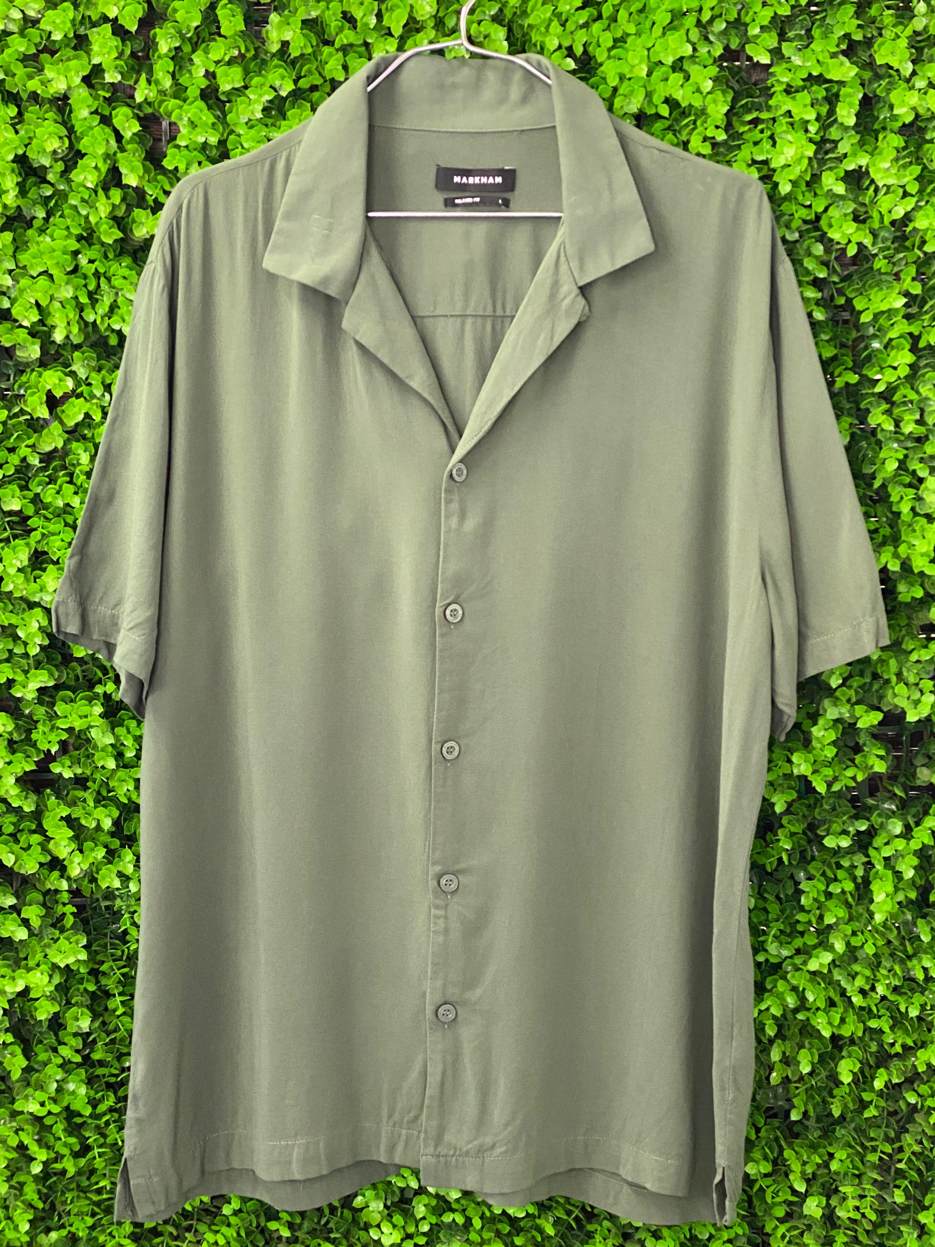Markham Olive Relaxed Fit Shirt