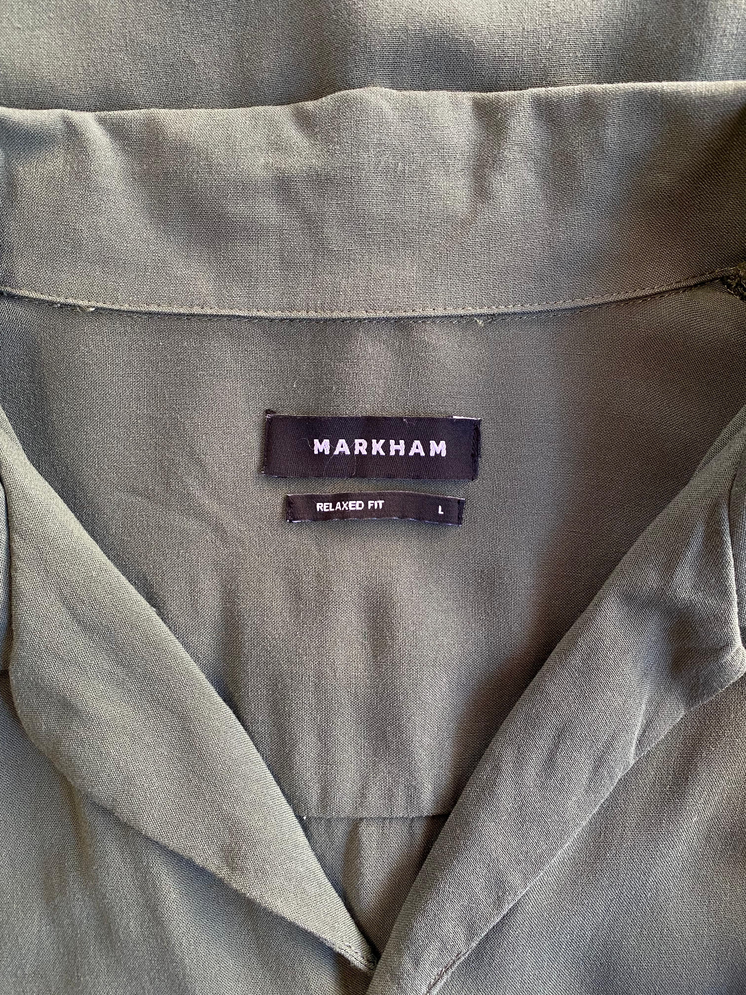Markham Olive Relaxed Fit Shirt