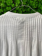 Rare Earth Safari White Pintuck Blouse