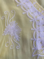 Pringle of Scotland Yellow Embroidered Tunic Dress