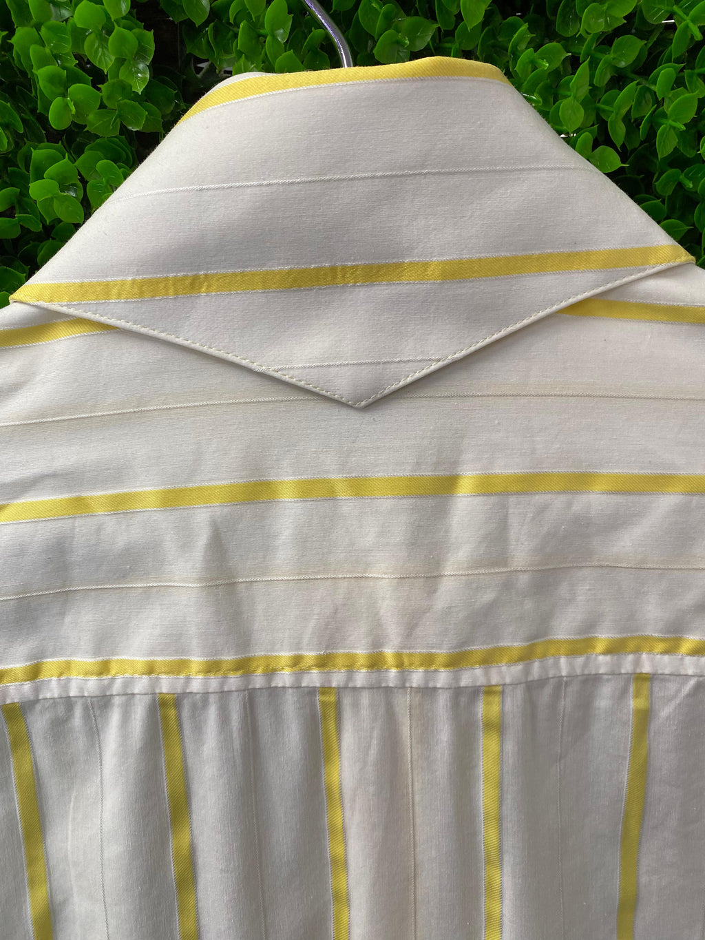 Life by Andre Martin White & Yellow Striped Shirt