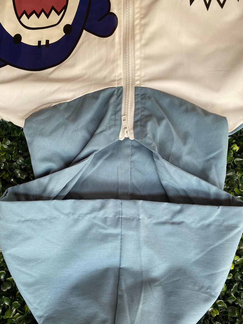 Playful Shark Graphic Hooded Jacket