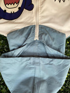 Playful Shark Graphic Hooded Jacket