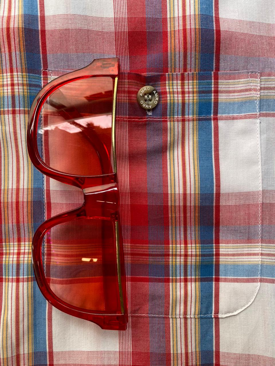 AMRO Plaid Short Sleeve Shirt