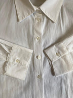 Trendyol White Wrap-Front Shirt