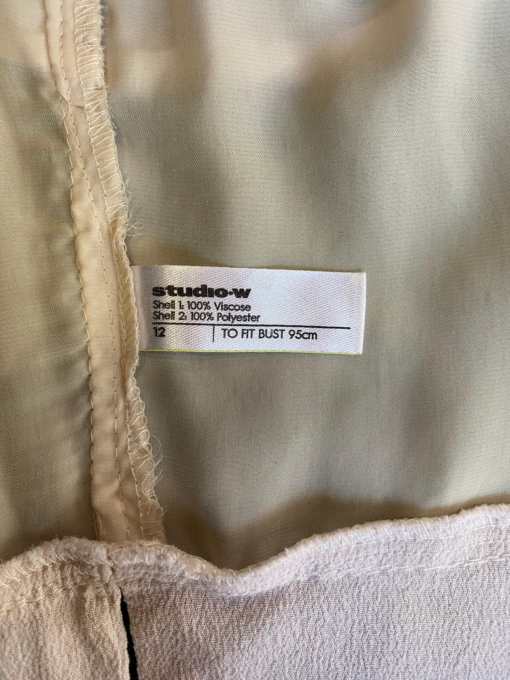 Studio.W Layered Cream Blouse