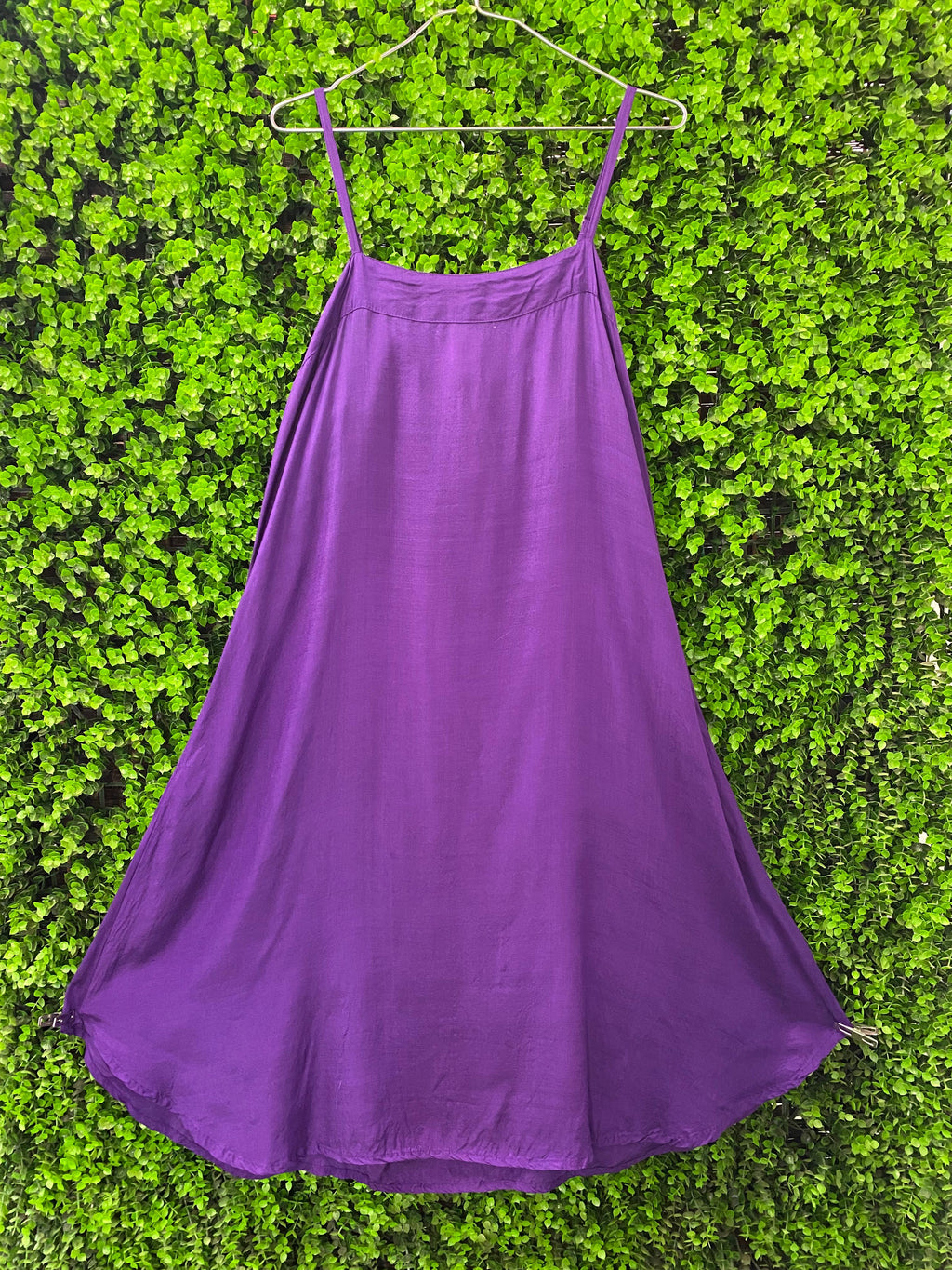 UB Creative Purple Strappy Midi Dress