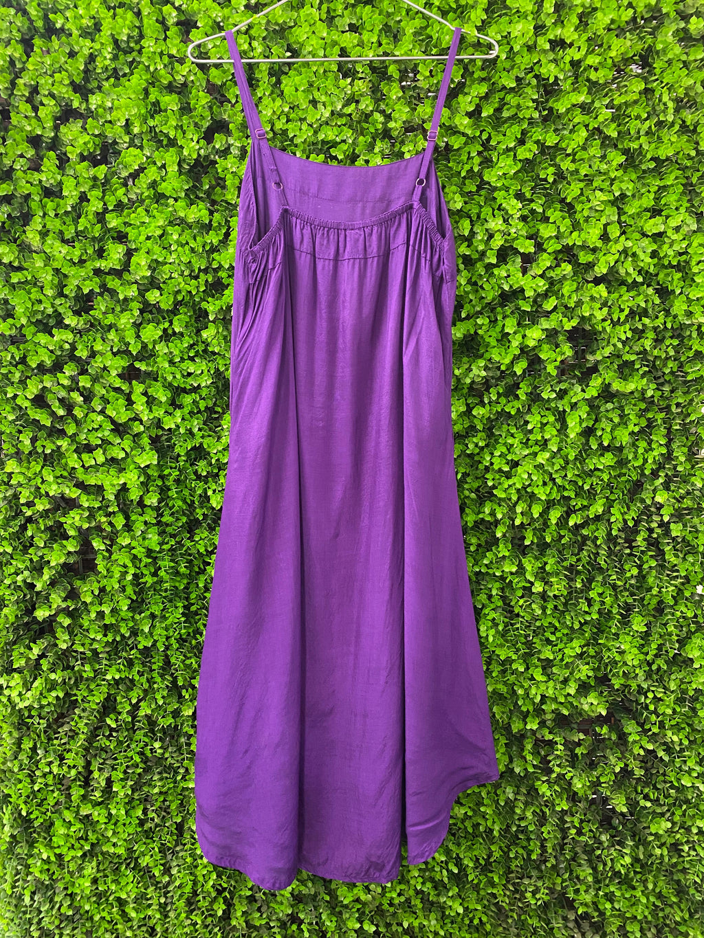 UB Creative Purple Strappy Midi Dress