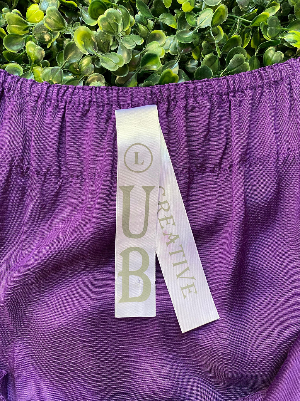 UB Creative Purple Strappy Midi Dress