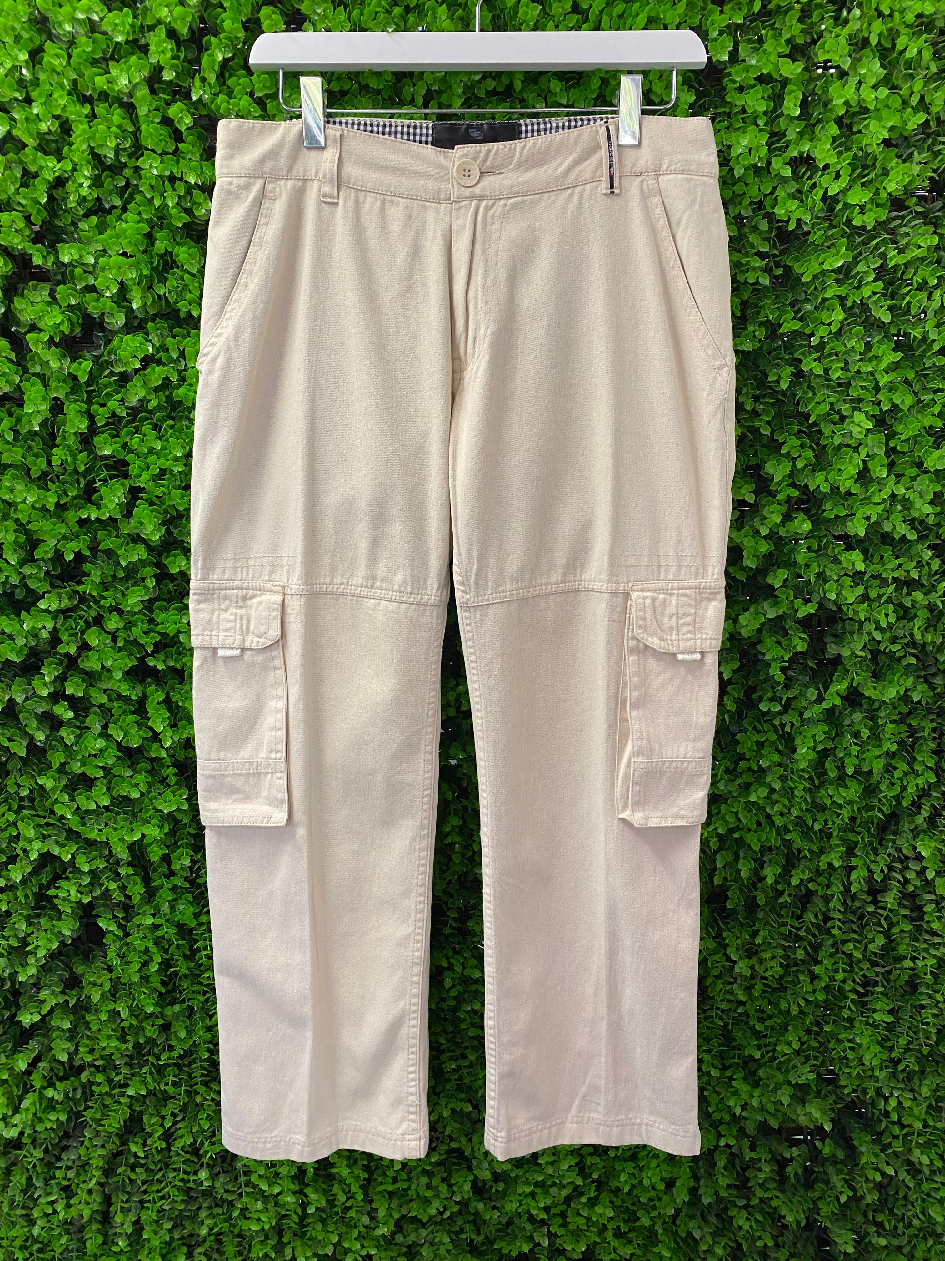 Lizzard Cream Cargo Pants