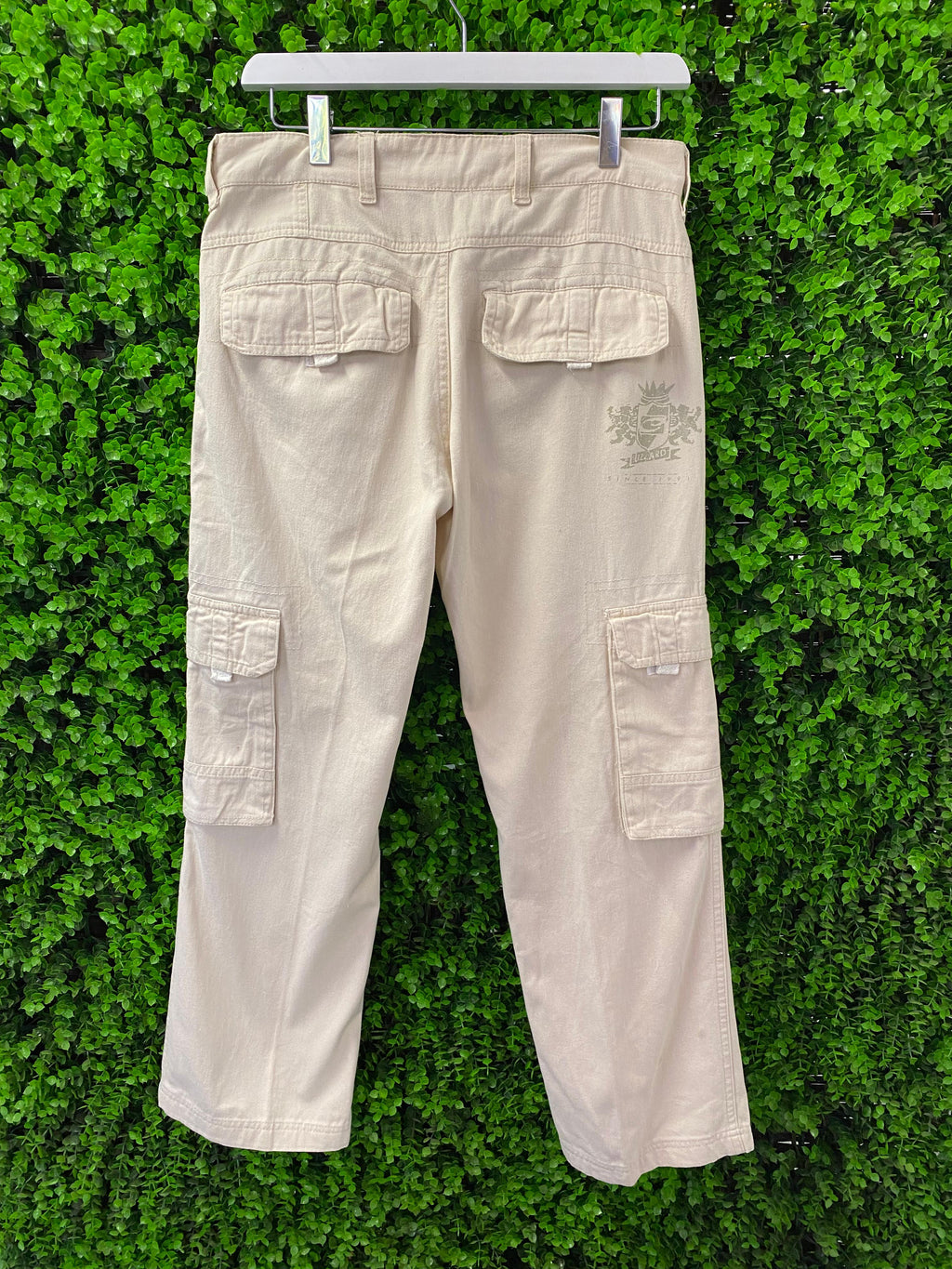 Lizzard Cream Cargo Pants