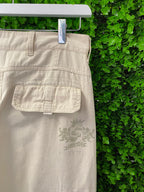 Lizzard Cream Cargo Pants