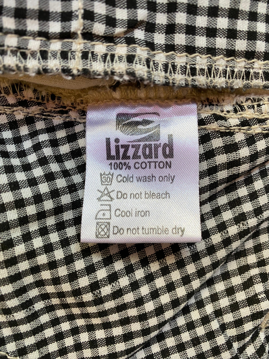 Lizzard Cream Cargo Pants