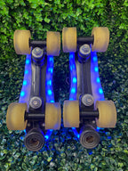 Silver Light-Up Roller Skates
