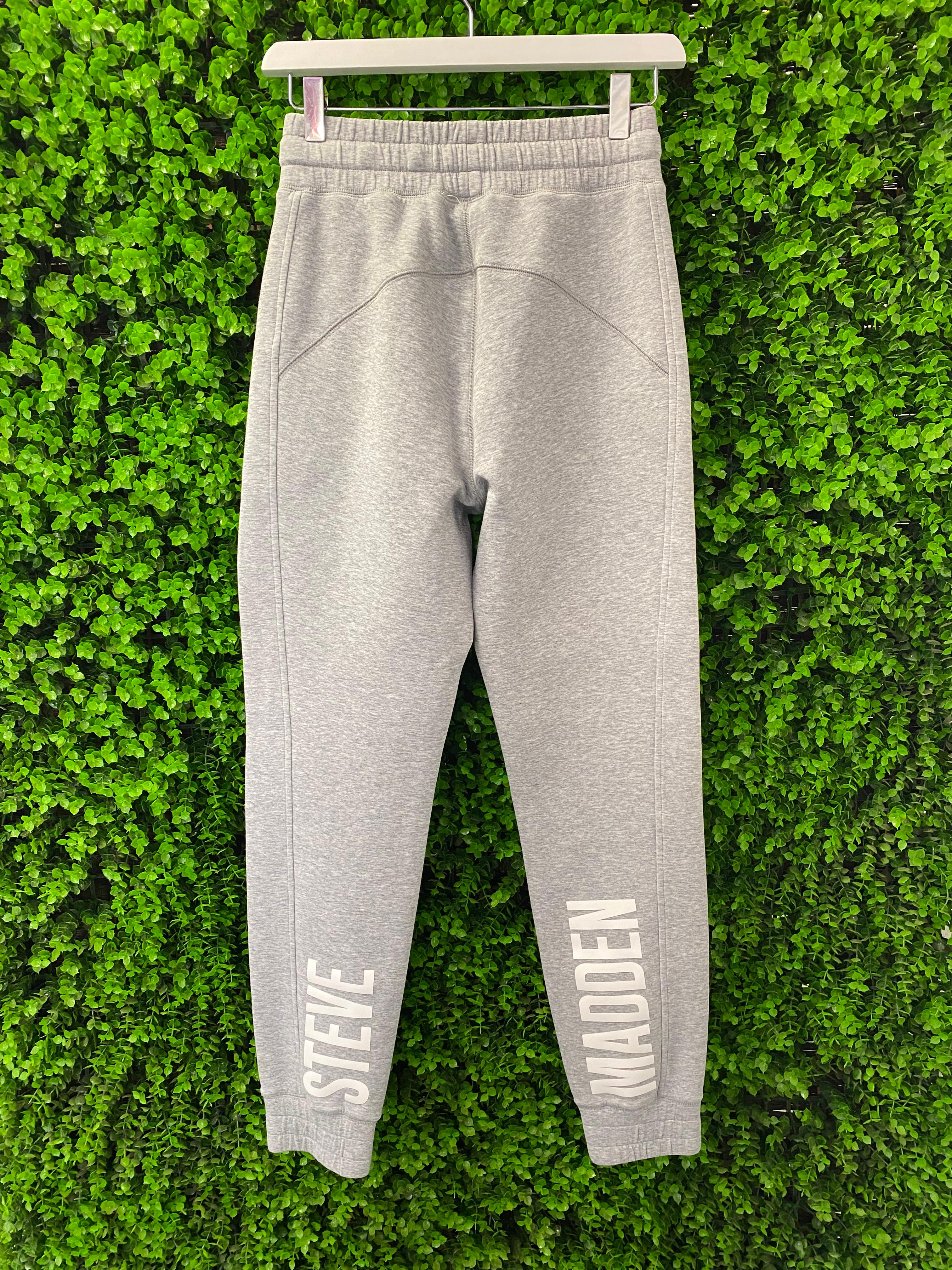 Steve Madden Grey Logo Joggers