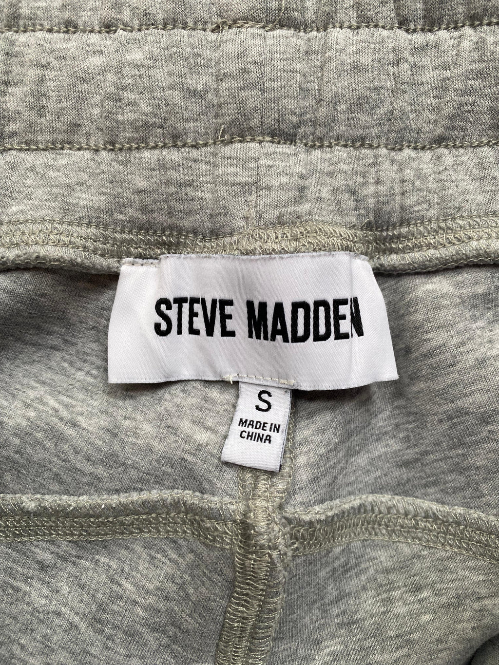 Steve Madden Grey Logo Joggers