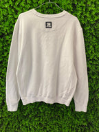 Steve Madden White Logo Sweatshirt