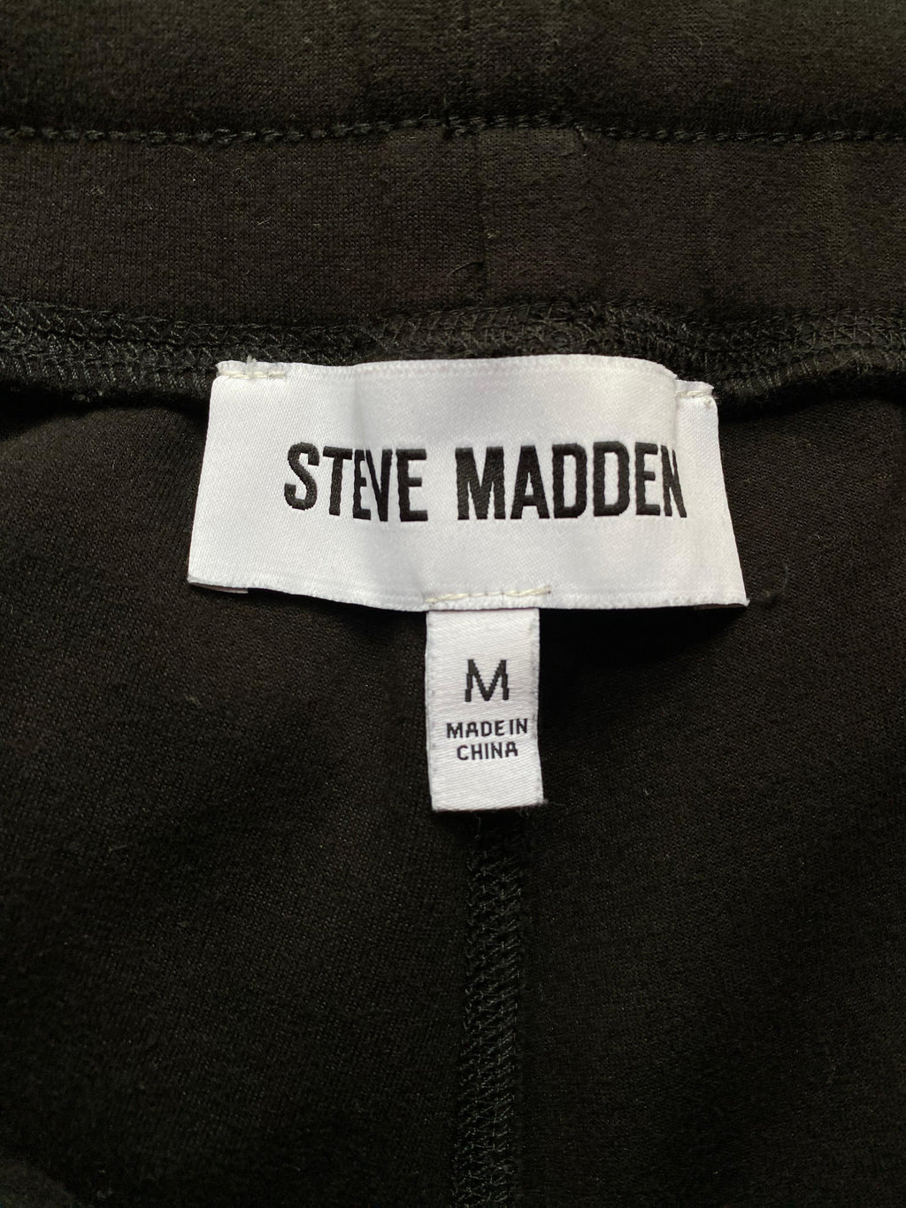 Steve Madden Black Jogger Pants